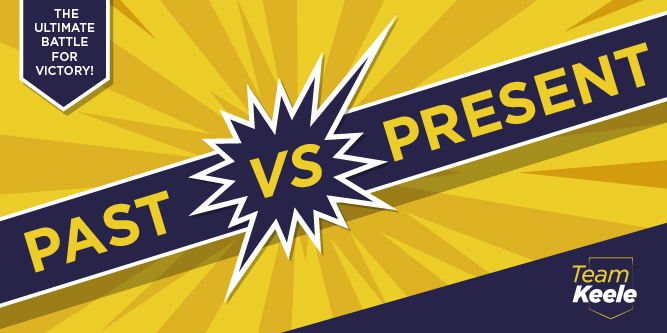 Join us for Past vs Present at Keele Sports Centre