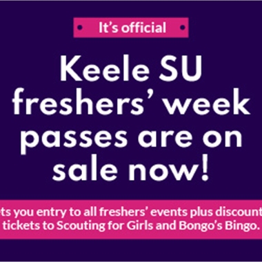 Freshers Passes Now on Sale
