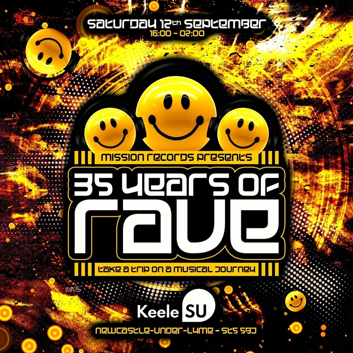 Mission Records UK Presents: 35 Years Of Rave at Keele Student Union