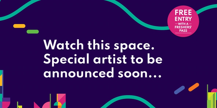 Freshers Pop Party Artist TBA