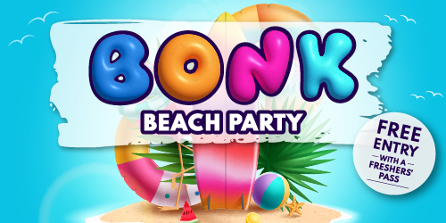 Bonk Beach Party Free with Freshers Pass