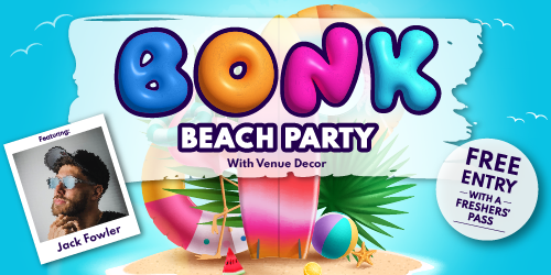 Bonk Beach Party Free with Freshers Pass