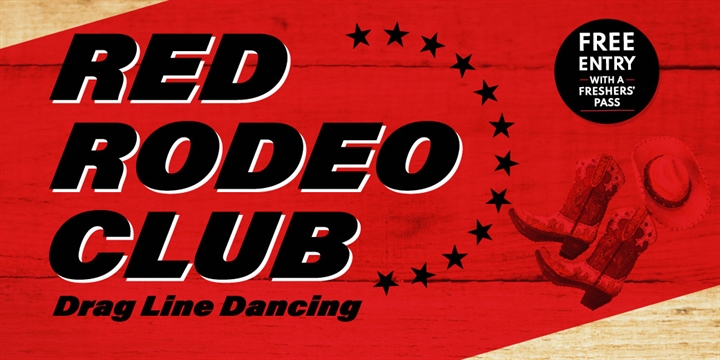 Red Rodeo Club Drag Line Racing at Keele SU, Tuesday 22nd September 10pm-3am