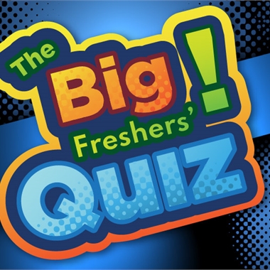 The Big Freshers Quiz for new students.  7pm and 10pm Sunday 20th September at Keele SU