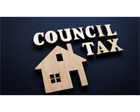 House with words 'council tax'