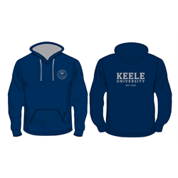 Image for Keele Freshers 2026 Hoody Navy/Grey - XXL