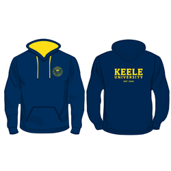 Image for Keele Freshers 2026 Hoody Navy/Yellow - XXL