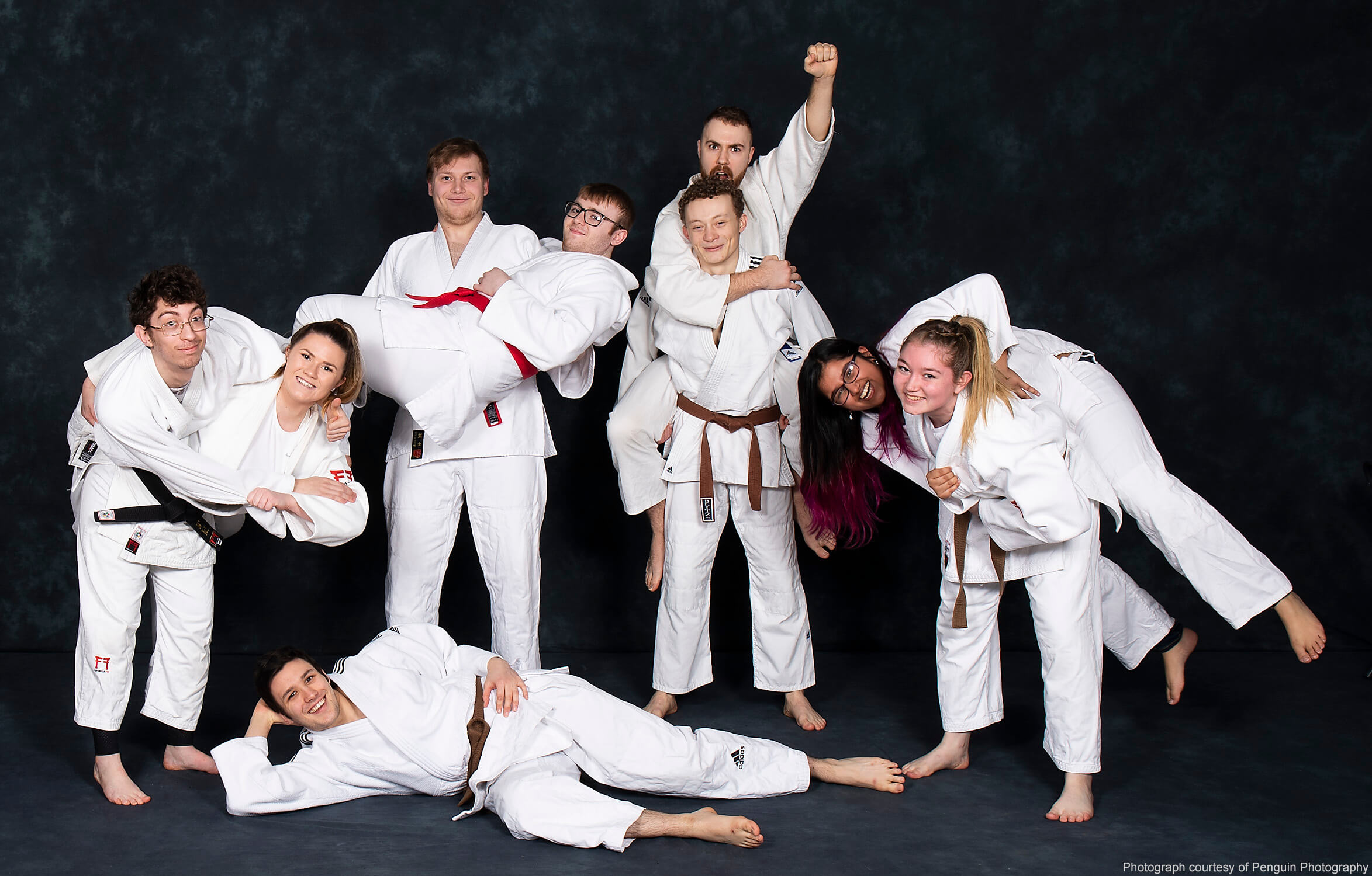 karate team photo