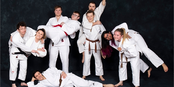 karate team photo