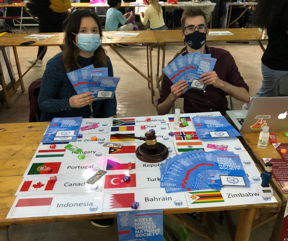 Image of Model UN Society at a stall