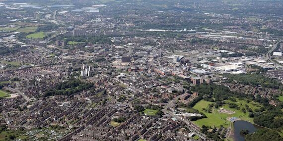 Aerial View of Stoke-on-Trent