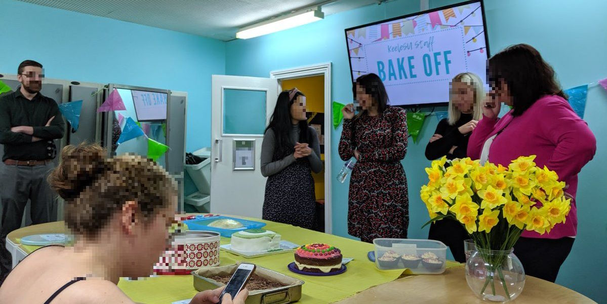 Group of people having a meeting in a meeting room