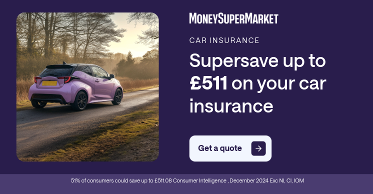 MoneySuperMarket car insurance ad